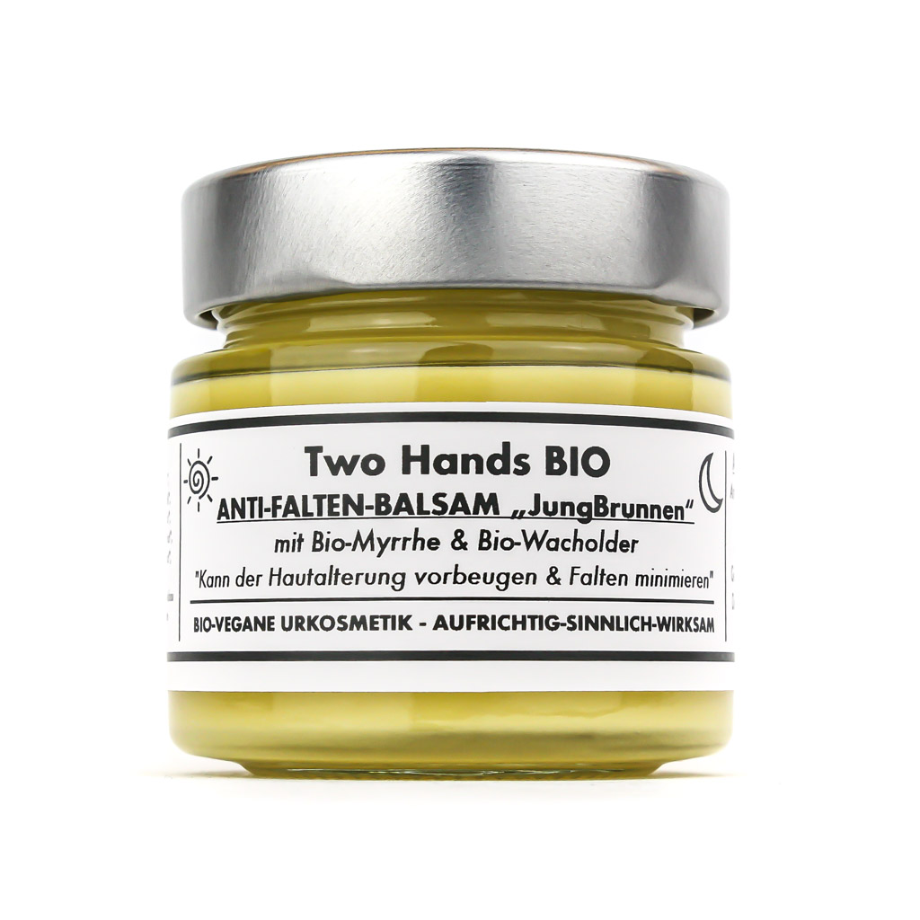 Anti-Falten-Balsam „JungBrunnen“ mit fairer Bio-Myrrhe & Bio-Wacholder - Bio-Vegan