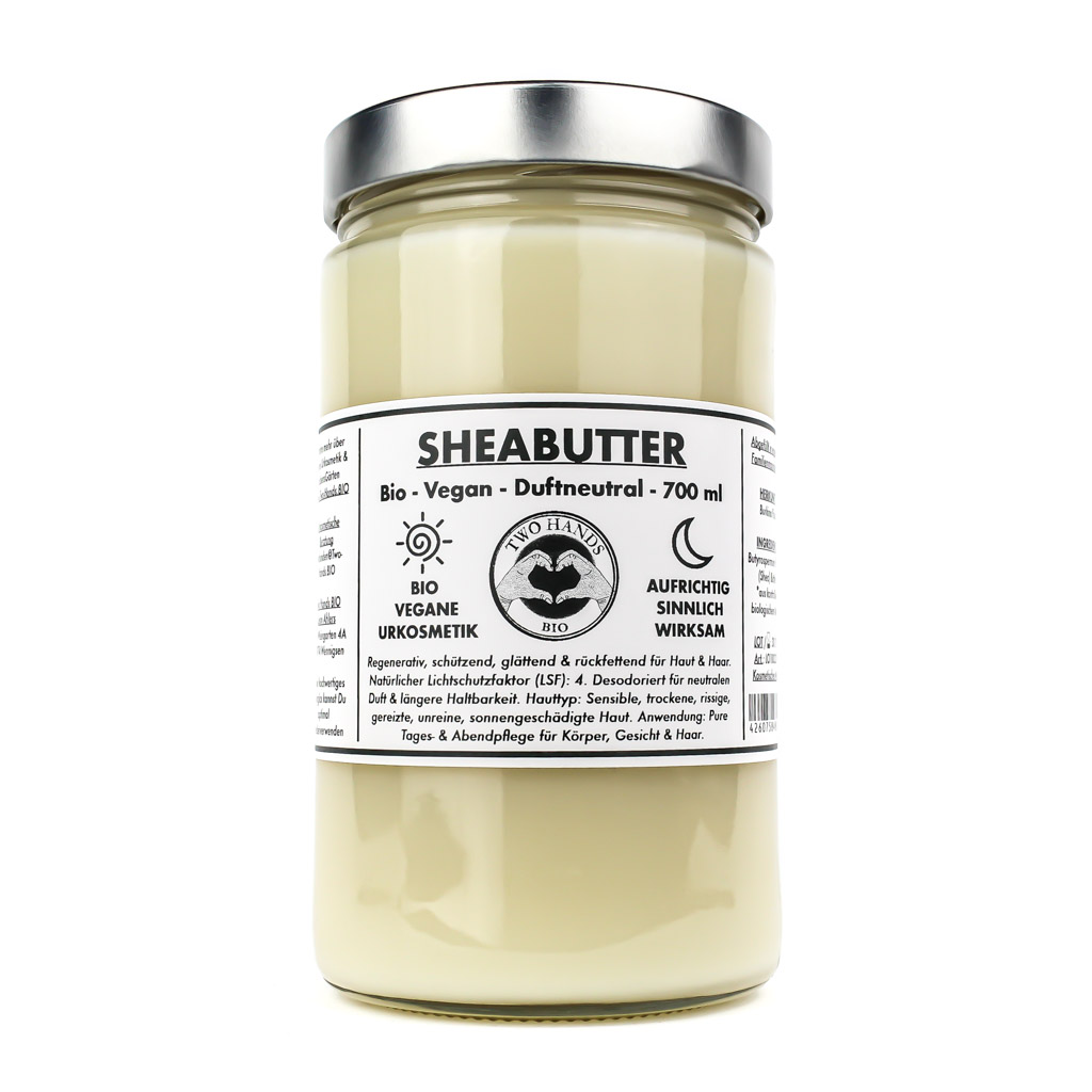 Sheabutter - Bio - Vegan - Fair Trade - Extra Cremig - 700 ml