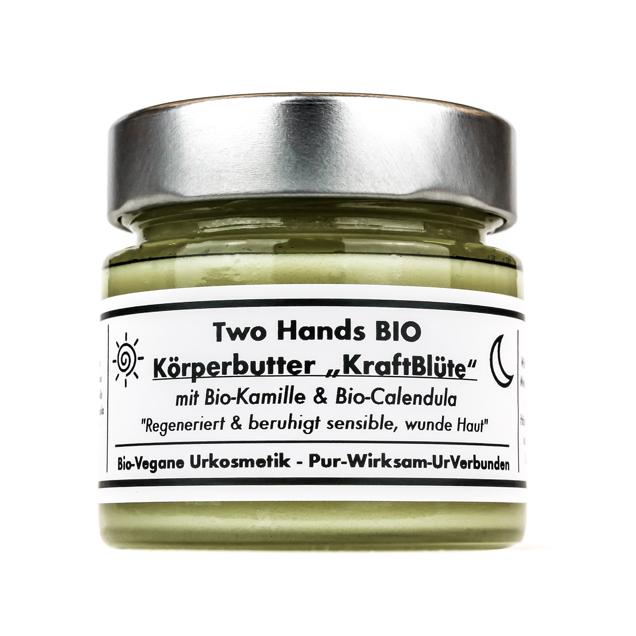 KörperBalsam „KraftBlüte“ mit Bio-Kamille & Bio-Calendula - für Gesicht & Körper - Bio Vegan