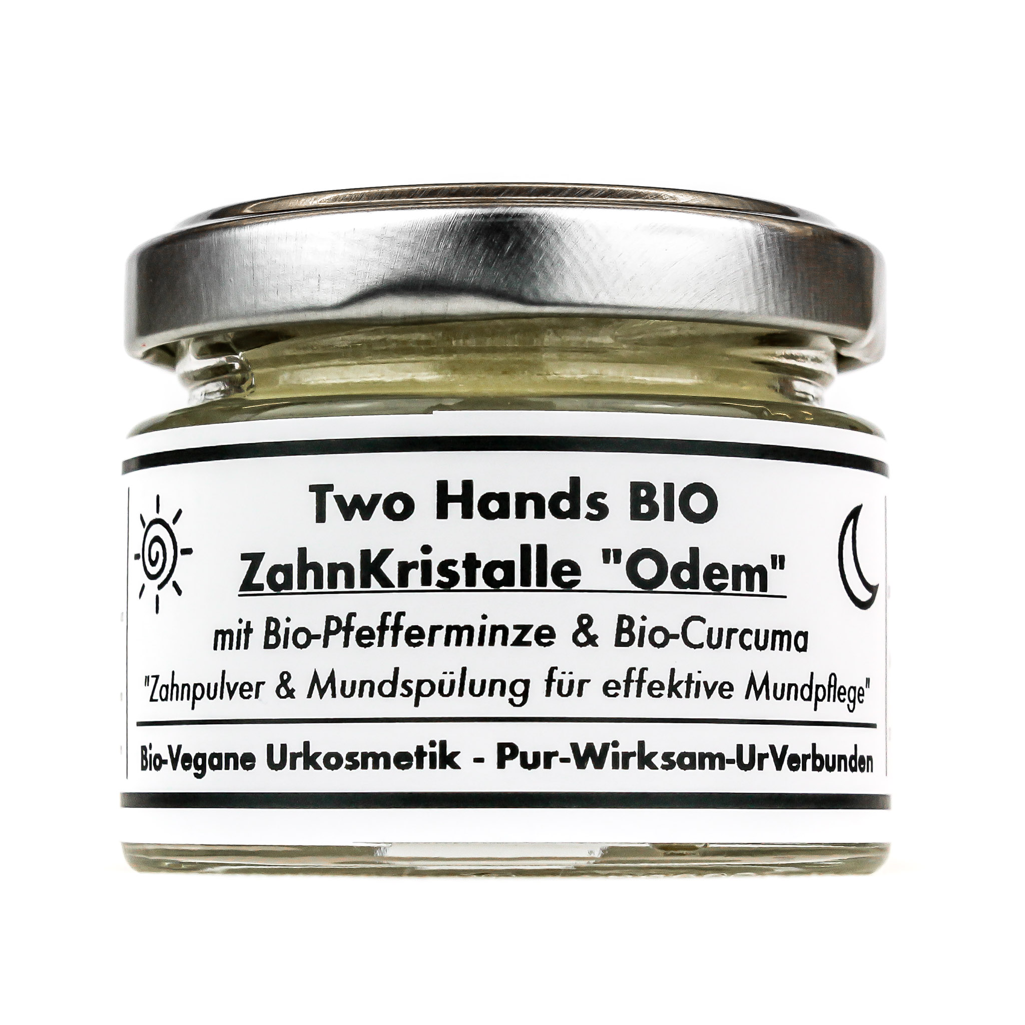 Zahnpulver „Odem“ mit Bio-Pfefferminze & Bio-Zitronenmyrte - Zahnpasta-Ersatz - Bio Vegan
