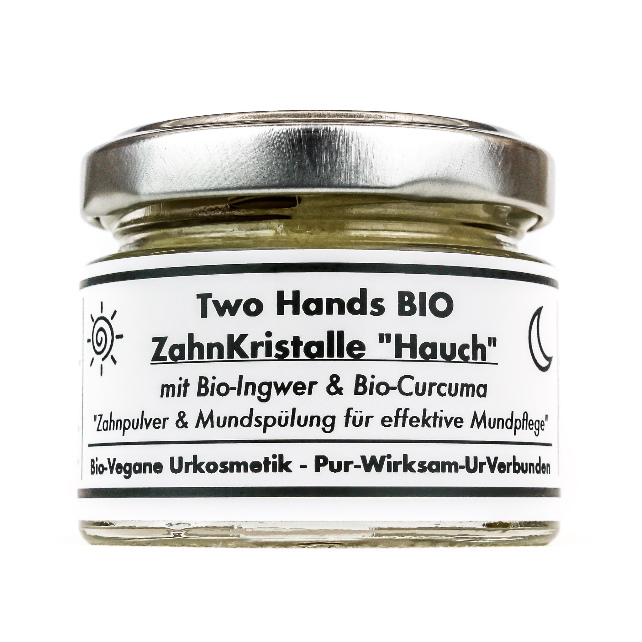 Zahnpulver „Hauch“ mit fairem Bio-Ingwer & Bio-Curcuma - Zahnpasta-Ersatz - Bio Vegan