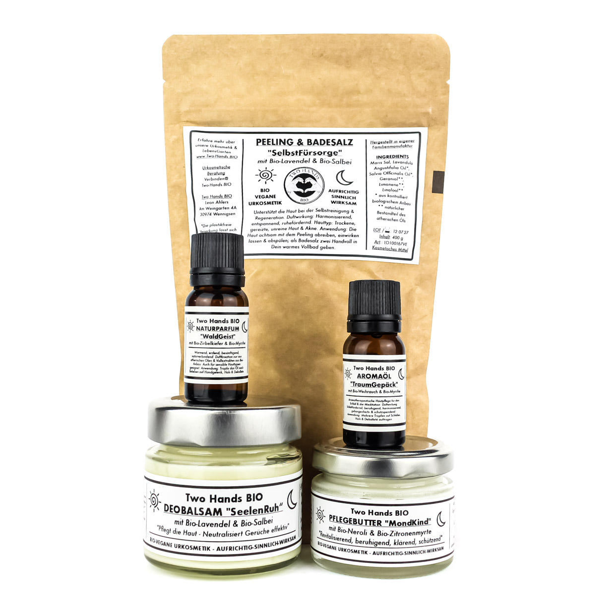 Aromatherapie-Set „TiefenEntspannung“ - Bio-Vegane Urkosmetik