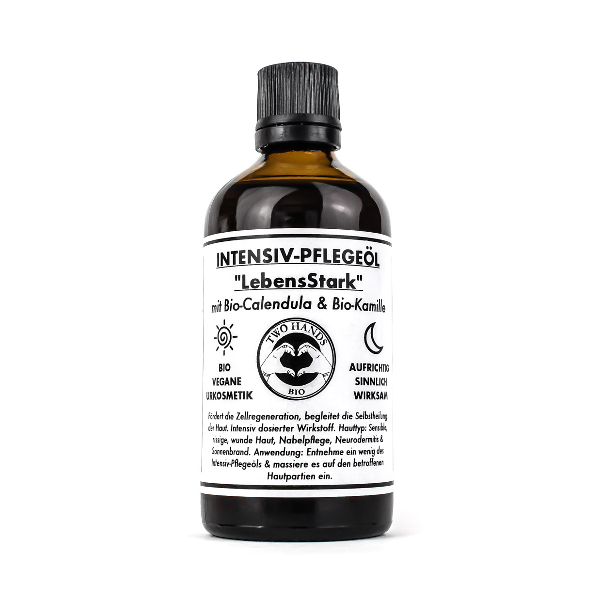 Intensiv-Pflegeöl „LebensStark“ mit Bio-Calendula & Bio-Kamille - Bio-Vegan