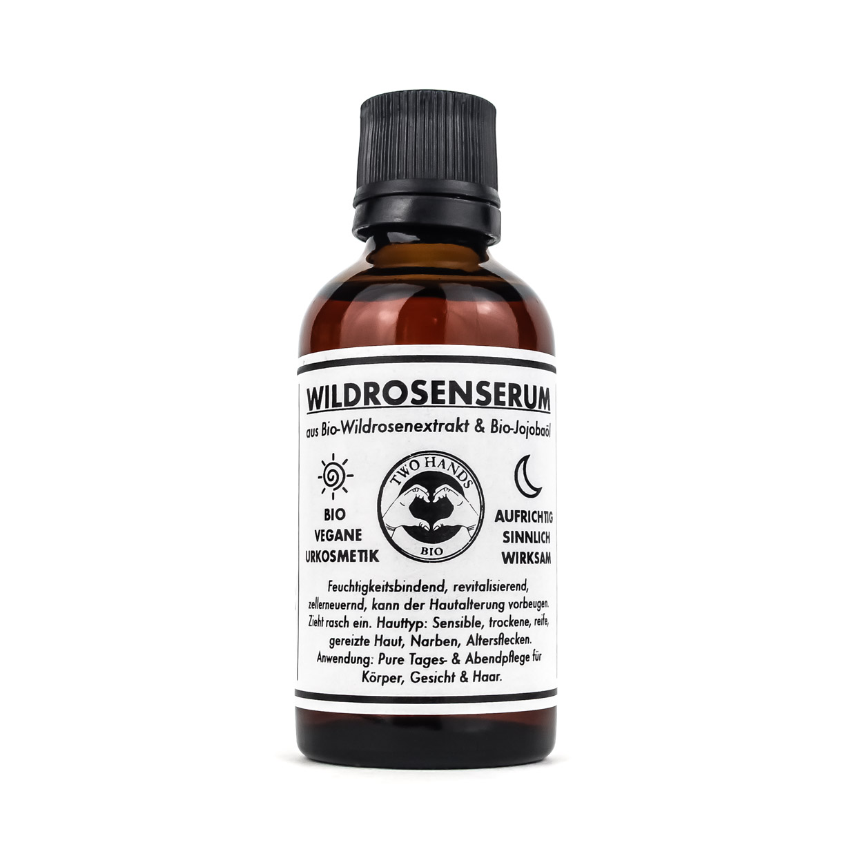 WildrosenSerum aus Bio-Wildrosenextrakt & Bio-Jojobaöl - Bio Vegan