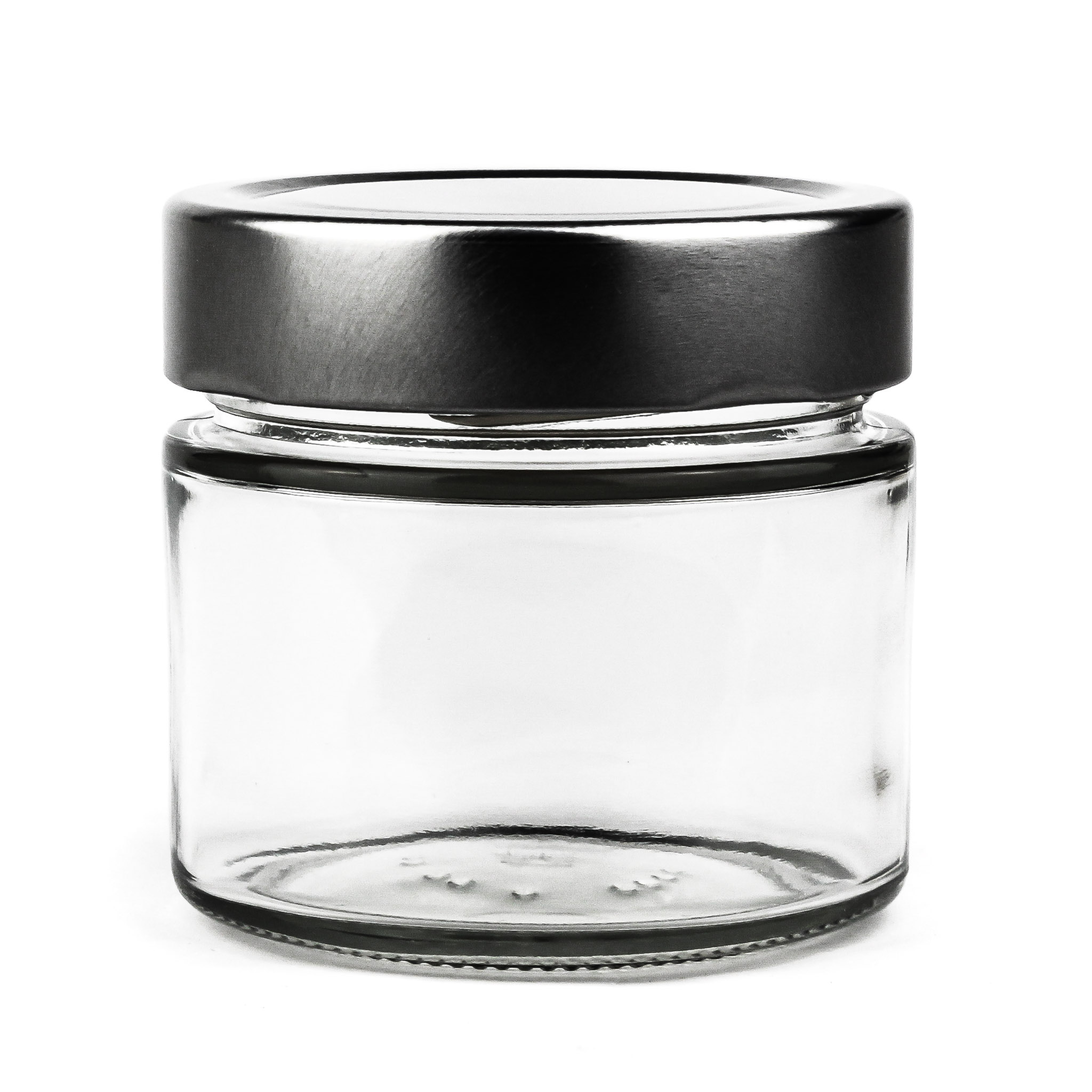 Glastiegel mit Metallverschluss - 125 ml - DIY