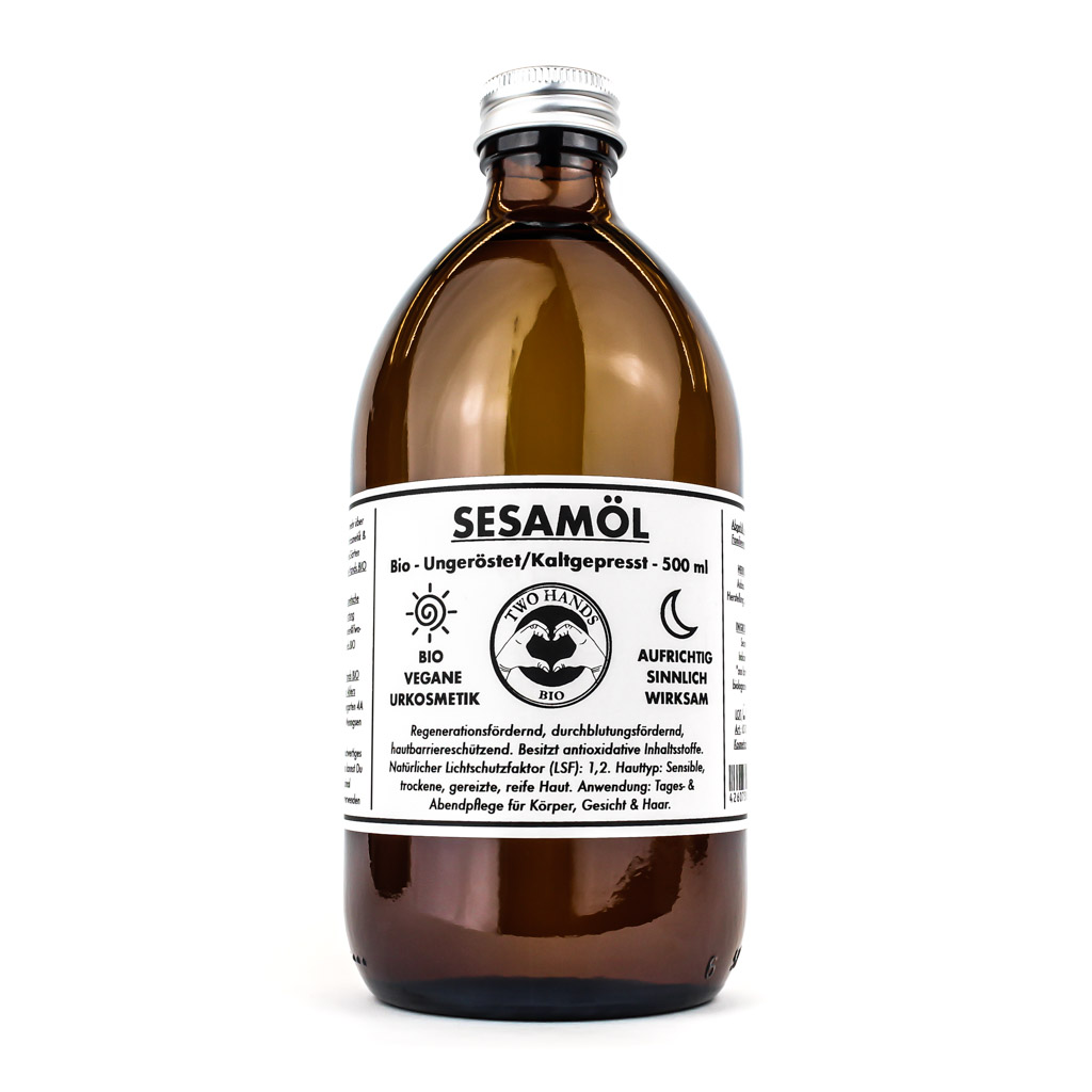 Sesamöl - Bio - Vegan - Kaltgepresst - 500 ml